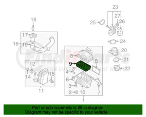 28113-1G000 by KIA - XXX AIR FILTER