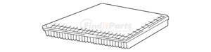 0K2A5-13Z40A by KIA - XXX AIR FILTER