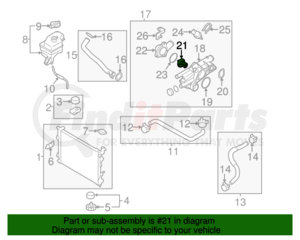 25500-23010 by KIA - XXX THERMOSTAT