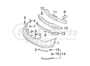 86530-2F500 by KIA - XXX RAIL ASSY