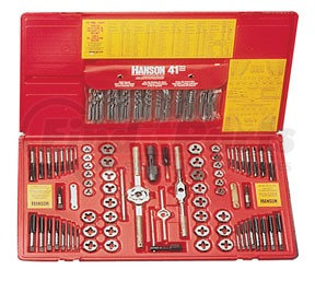 26377 by IRWIN HANSON - 117 Pc. Machine Screw / Fractional / Metric Tap & Hex Die and Drill Bit Deluxe Set