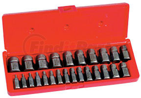 53227 by IRWIN HANSON - 25 Pc. Hex Head Multi-Spline Screw Extractor Set