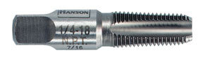 8203 by IRWIN HANSON - 1/4" - 18 NPT Plug Pipe Tap, Carded