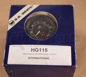 HG115 by S.S. WHITE INDUSTRIAL PROD - GAUGE AIR PRESSURE