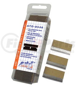 ATD Tools 8546 Razor Blade 0.009" Single Edge Razor Blades fits Standard Handles/Scrapers, 100-Pack