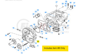 K3671 by FULLER - Transmission Clutch Housing Kit - Forced Lube, High-Quality Materials