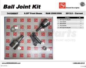 74100007 by AMERICAN AXLE - BALL JOINT KIT