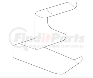 52028929AA by CHRYSLER - RADIATOR BRACKET