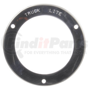 44705 by TRUCK-LITE - 4" Flange Cover - Stainless Steel Silver