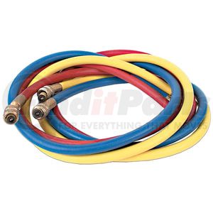 Omega Environmental Technologies MT0420 A/C Repair Tool 3-Pieces Refrigerant Charging Hose Set, 72 in Length, 1/4 in Standard