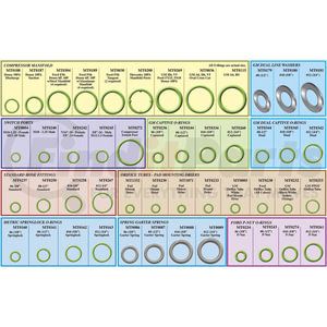 Omega Environmental Technologies MT9618 A/C O-Ring Kit A/C O-Ring Kit