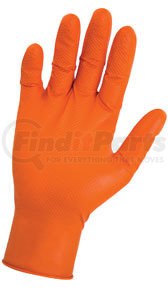 66572 by SAS SAFETY CORP - Astro Grip Nitrile Disposable Glove (Powder-Free) - Orange, 6 mil Thick, 100 Gloves/Box, Medium (M)