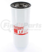 LF667 by FLEETGUARD - Engine Oil Filter - 10.39 in. Height, 4.24 in. (Largest OD), Caterpillar 2P4004