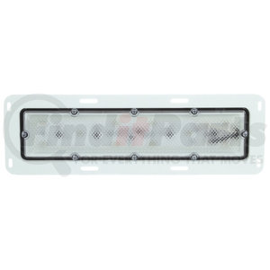 80251C3 by TRUCK-LITE - 80 Series Dome Light - LED, 10 Diode, Rectangular Clear Lens, White 8 Screw Bracket Mount, 12V