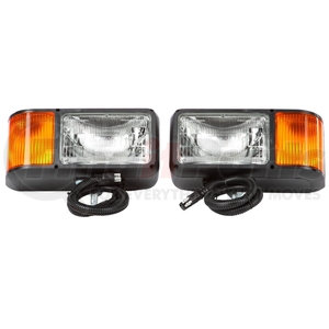 80888-P by TRUCK-LITE - Snow Plow Light - Halogen, 2 Bulb, Polycarbonate, 4 x 6 in. Rectangular, Universal, 12V