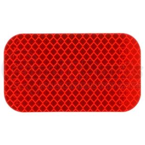 98176R3 by TRUCK-LITE - Reflective Tape - Retro Red, 2' x 3-1/2" Rectangle