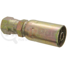 Weatherhead 06U-610 Hydraulic Hose Fitting - Fitting (Permanent) R1/R2AT Straight Female SAE37 Swivel