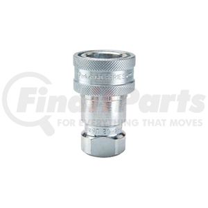 Parker Hannifin H6-62 Hydraulic Coupling / Adapter 3/4 Inch Body Size by 3/4 Inch Female NPTF Steel Hydraulic Quick