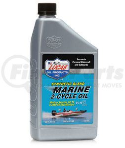 10860 by LUCAS OIL - Synthetic Blend 2-Cycle Marine Oil