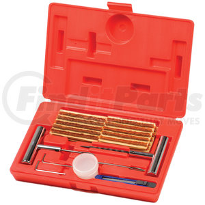 12-356 by X-TRA SEAL - Commercial Tire Repair Kit w/ 4” String Inserts, Chrome Handle Tools