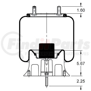 AS-8888 by TRIANGLE SUSPENSION - Triangle Air Spr - Rolling Lobe