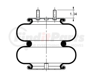 AS-4785 by TRIANGLE SUSPENSION - Triangle Air Spr - Double Conv