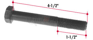 B1247-22 by TRIANGLE SUSPENSION - 5/8-18X4-1/2 Gr8 Hxhd Cs