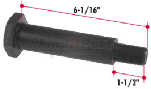 H251 by TRIANGLE SUSPENSION - Hutchens Torque Rod Bolt ; Use with LN106 Lock Nut