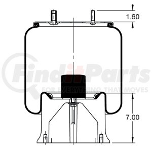 AS-8025 by TRIANGLE SUSPENSION - Triangle Air Spr - Rolling Lobe