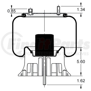 AS-8882 by TRIANGLE SUSPENSION - Triangle Air Spr - Rolling Lobe