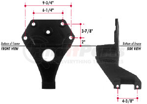 E322-75 by TRIANGLE SUSPENSION - Peterbilt Center Hanger