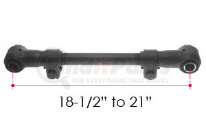 H108 by TRIANGLE SUSPENSION - Hutchens Torque Rod - Adj(18-1/2-21-3/8), Includes (2) RBT210 Bushings