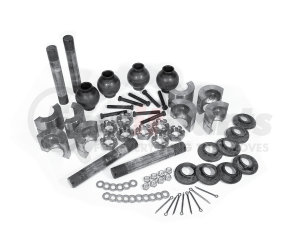 HEB1 by TRIANGLE SUSPENSION - Hendrickson Bronze End Bushing Kit; For: 441 Series Suspensions; Kit Includes: (4) HS4 Shafts, (8) HS8, (8), CTP316300 Cotter Pins, (8) Seals, (4) 4990 Beam Balls, (4) 5059 Ens Sockets, (8) F120312 Bolts, (16) UBW60 Washers, (8) LN102 Nuts