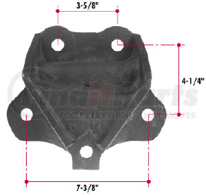 E686-43 by TRIANGLE SUSPENSION - Ford Spring Hanger (RH)