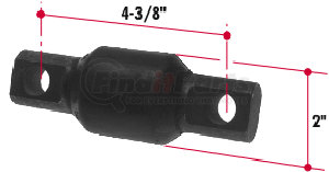 Triangle Suspension HS44 Axle Torque Rod Hendrickson Torque Rod Bushing; Used in UR610, UR660, UR661 Ultra Rods