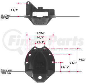 E520-55 by TRIANGLE SUSPENSION - Navistar Spring Hanger