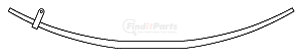 596-TXL by TRIANGLE SUSPENSION - Tapered Extra Leaf, Kenworth Front, Width: 4, SE: 28-1/8, LE: 28-1/8, Arch: 6; Additional Spring Capacity: 1,500 lbs.; For: 59-404, 59-408, 59-430, 59-440, 59-444