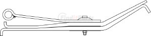 Triangle Suspension 46-151 Freightliner, R Spr, Lvs:2/1 FT; OEM# A1612582; SE Length: 17; LE Length: 20-5/8; SE End: HK-1; LE