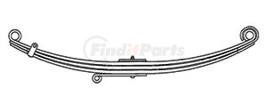 59-524 by TRIANGLE SUSPENSION - Kenworth, F Spr, Lvs: PD/3/SE, FT; OEM# B81-1006; SE Length: 27-3/8; LE Length: 27-3/8; SE End: TB77; LE End: TB77; Grading PD/0.401, 3/0.827, SE/0.499