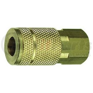 C6 by PLEWS - Hose Coupler, 3/8 in. TF, 3/8 in. FNPT, Plated Steel, 300 psi