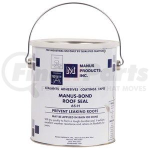 65H by MANUS PRODUCTS - Aluminum Roof Sealant - Trowelable, 1 Gal.