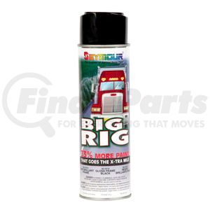 20-1615 by SEYMOUR OF SYCAMORE, INC - Big Rig Spray Paint - Gloss Frame Black, 16 oz. Aerosol Can, HD Industrial Enamel