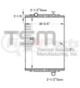 0437278P by THERMAL SOLUTIONS MFG. - Radiator