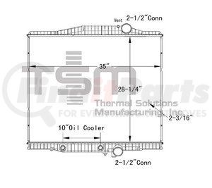 0437434P by THERMAL SOLUTIONS MFG. - Radiator