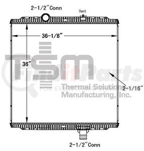 0437443P by THERMAL SOLUTIONS MFG. - Radiator