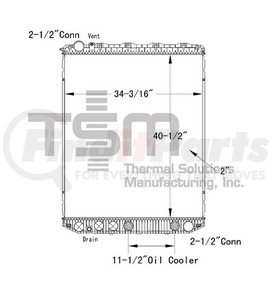 0437435P by THERMAL SOLUTIONS MFG. - Radiator