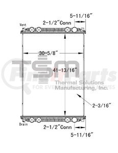 0437601P by THERMAL SOLUTIONS MFG. - Radiator