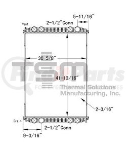 0437360P by THERMAL SOLUTIONS MFG. - Radiator