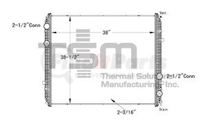 0437260P by THERMAL SOLUTIONS MFG. - Radiator