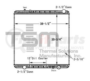 0437425P by THERMAL SOLUTIONS MFG. - Radiator